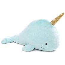 GUND Nori Narwhal Stuffed Animal Plush, Blue, 18