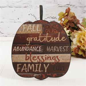 Fall/Gratitude Pumpkin w/ Easel
