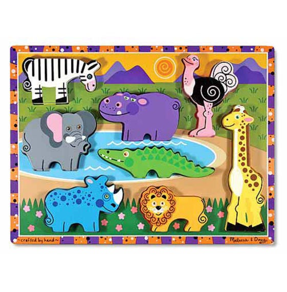 Safari Chunky Puzzle - 8 Pieces