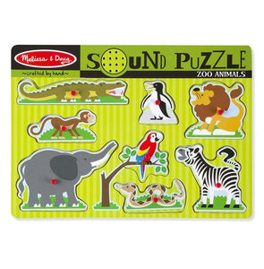 Zoo Animals Sound Puzzle - 8 Pieces Melissa & Doug