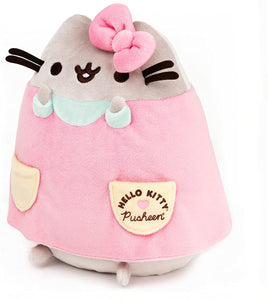 GUND Hello Kitty x Pusheen Stuffed Animal Pusheen Costume Plush, 9.5”