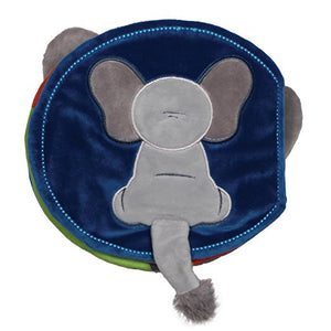 Gund Baby Flappy the Elephant Soft Activity Sensory Stimulating Book, 8"