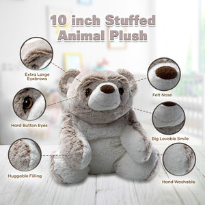 GUND Kobie Teddy Bear Stuffed Animal Plush, Brown & White, 10"