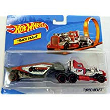 Hot Wheels Track Trucks - Turbo Beast - Rad Tractor and Trailer