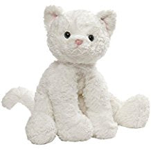 GUND Cozys Collection Cat Stuffed Animal Plush, White, 10