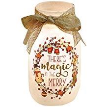 There's Magic Lighted Glass Jar
