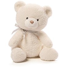 Baby GUND Oh So Soft Teddy Bear Stuffed Animal Plush, Cream, 12