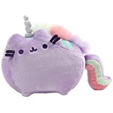 GUND Pusheen Pusheenicorn Unicorn Cat Sound Plush Stuffed Animal, Purple, 7.5