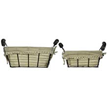 Rectangular Metal Fabric Baskets