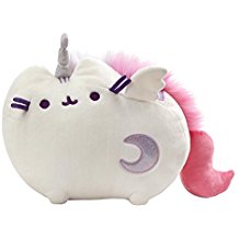 GUND Pusheen Super Pusheenicorn Unicorn Sound and Lights Plush Stuffed Animal, White, 17